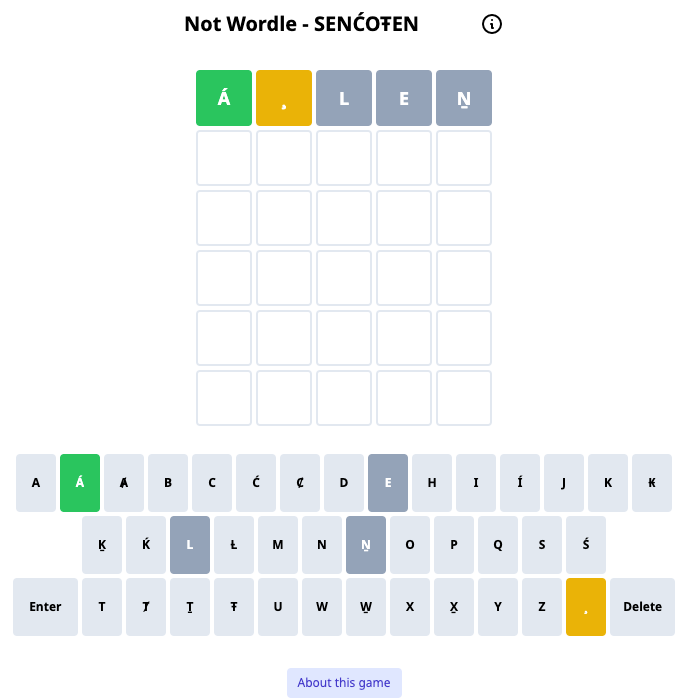 How to make a Wordle clone for your language